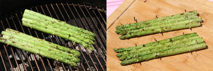 アスパラのゴマ醤油グリル